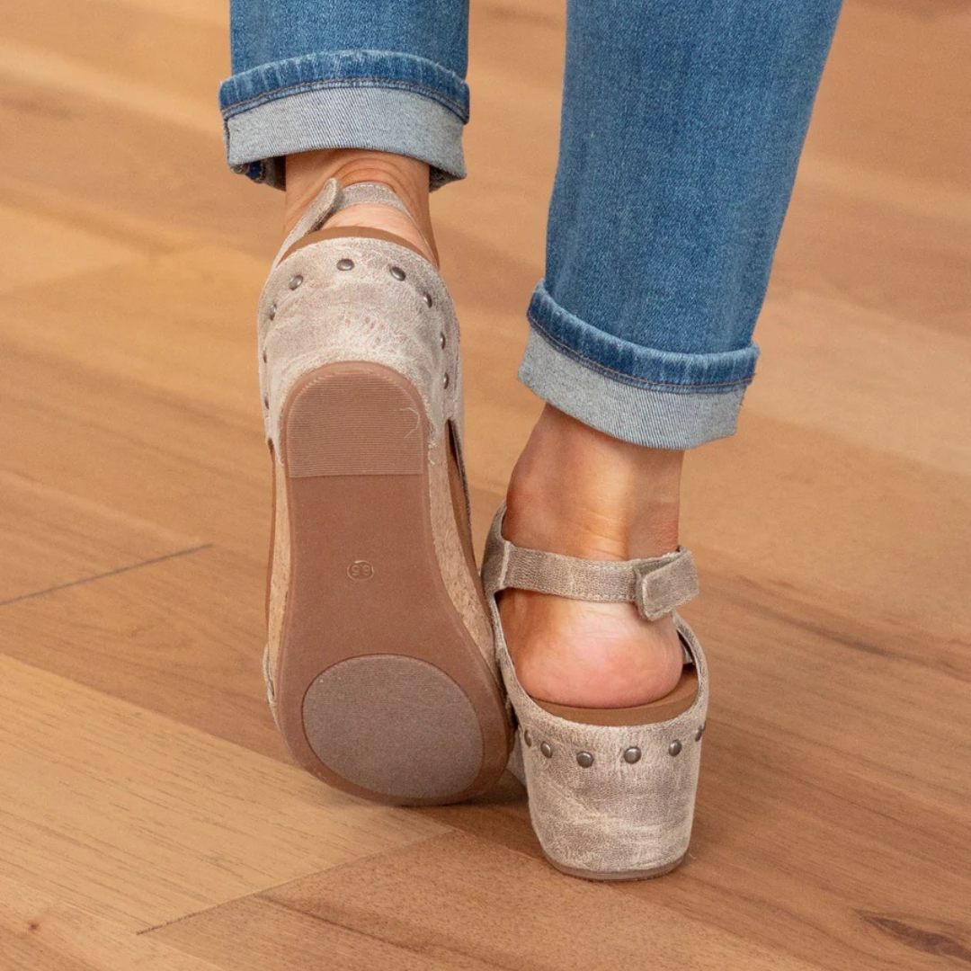 Comfort Wedge Sandals with Slingback Strap