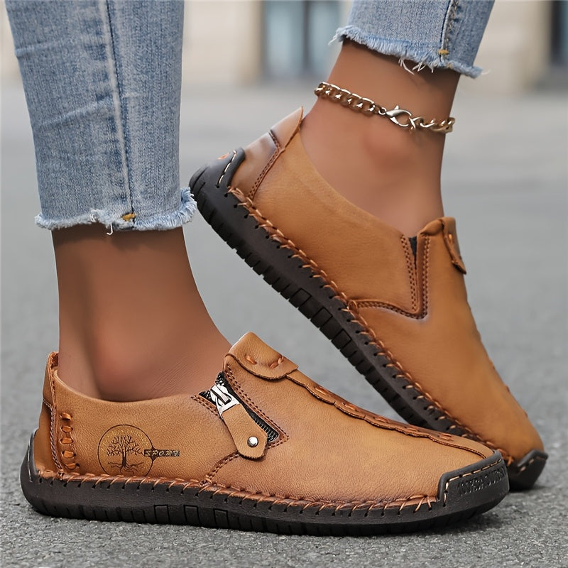 Women’s Side-Zip Casual Loafers
