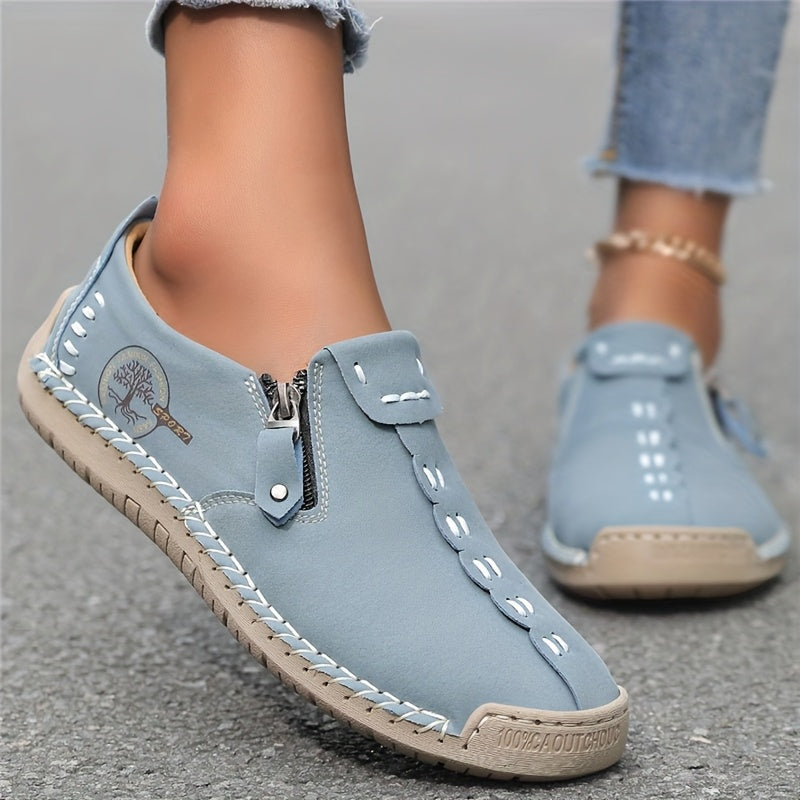 Women’s Side-Zip Casual Loafers