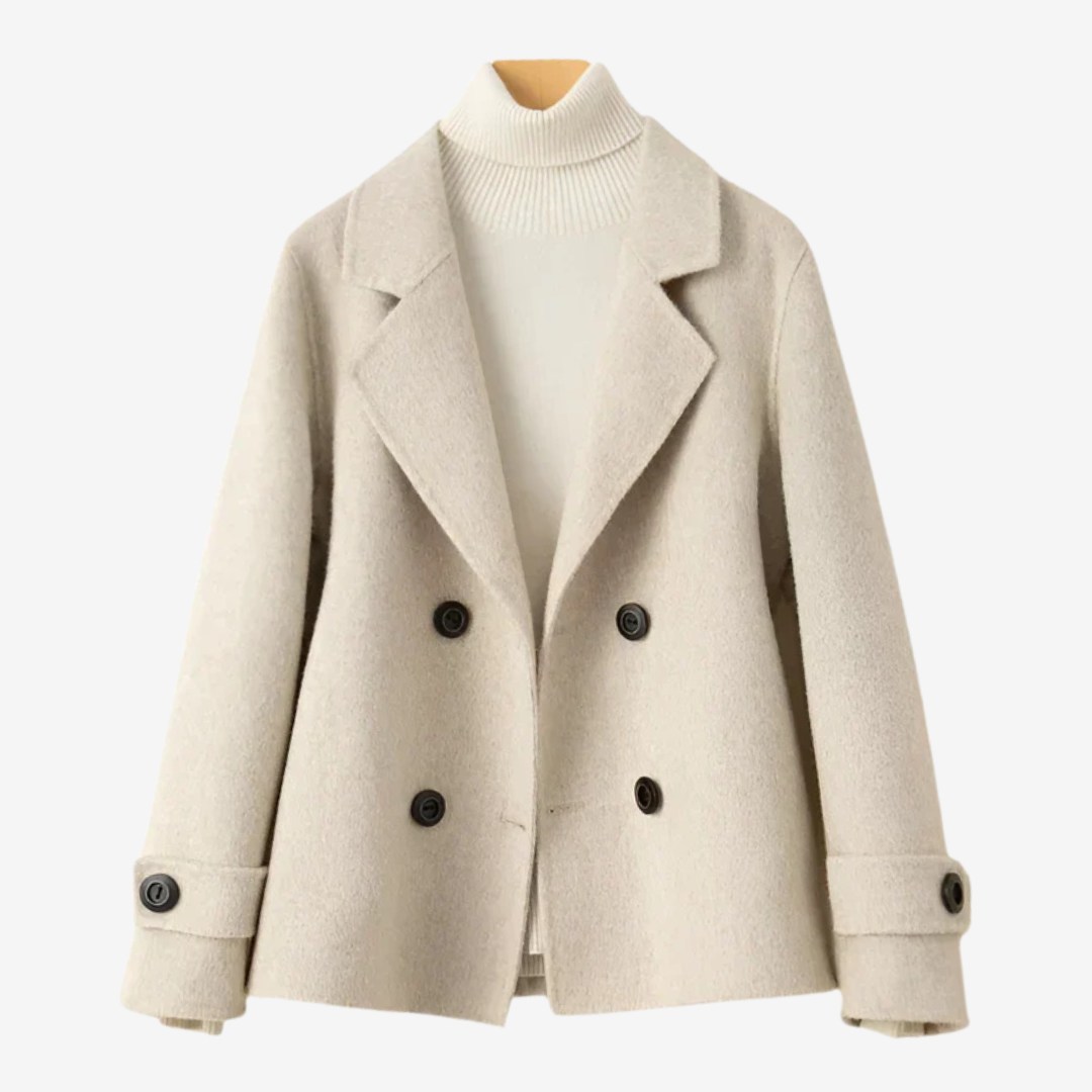 Women's Double-Breasted Short Coat