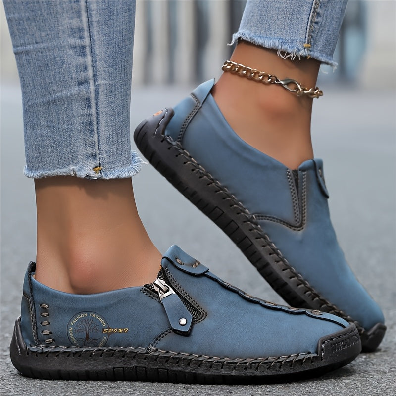 Women’s Side-Zip Casual Loafers