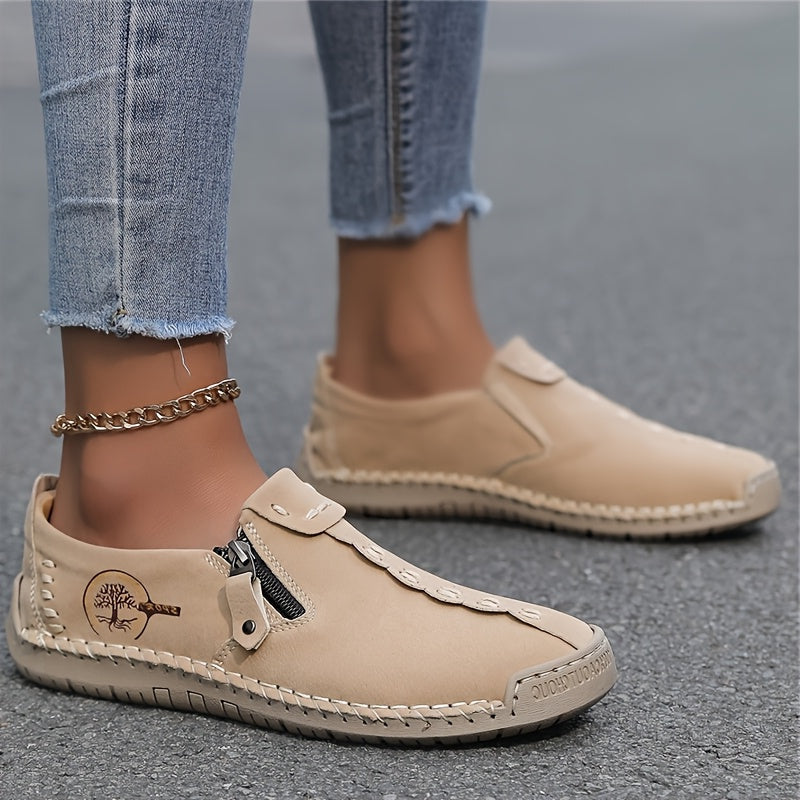 Women’s Side-Zip Casual Loafers