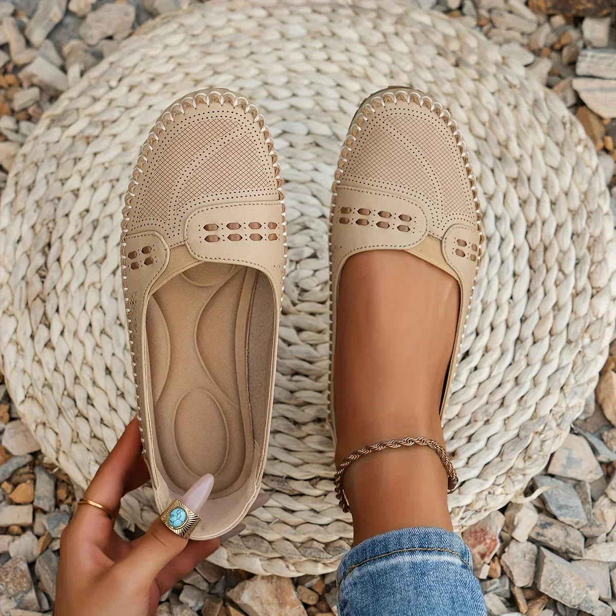 Women's Comfort Slip-On Loafers Everyday Flats