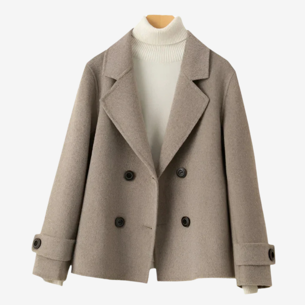 Women's Double-Breasted Short Coat