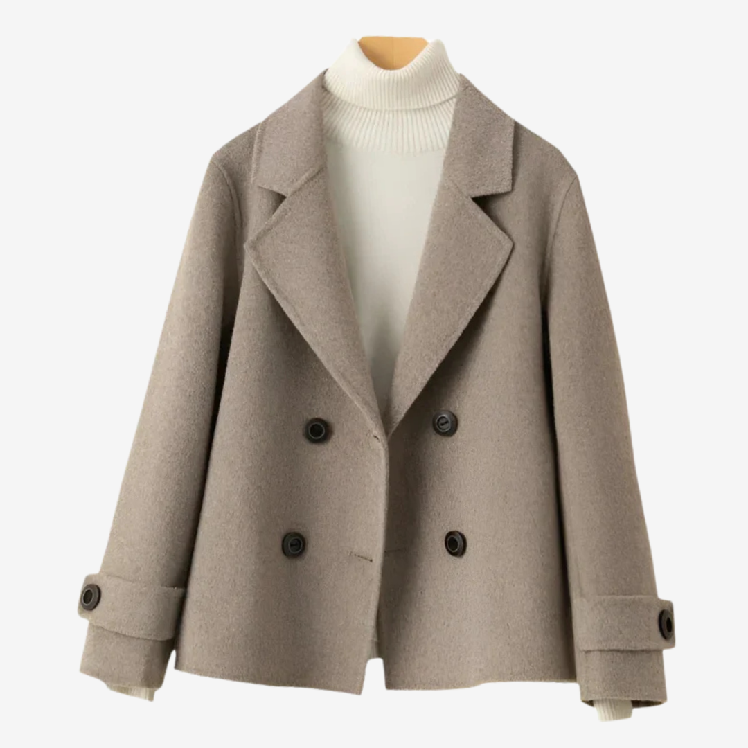Women's Double-Breasted Short Coat