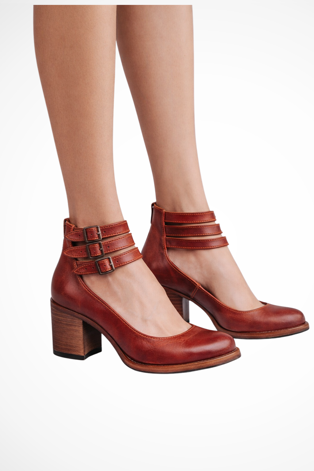 Women’s Vintage Chunky Heel Mary Jane Shoes