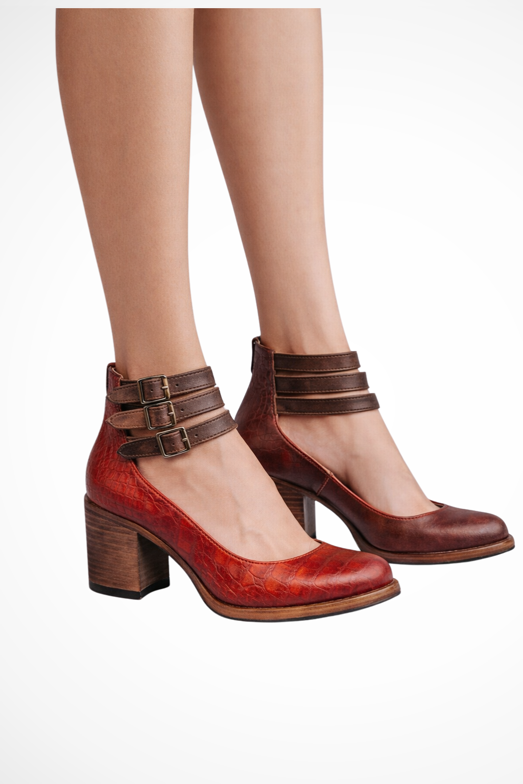 Women’s Vintage Chunky Heel Mary Jane Shoes