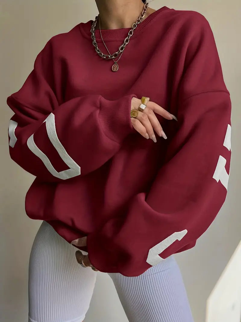 Women's Oversized Graphic Sweatshirt