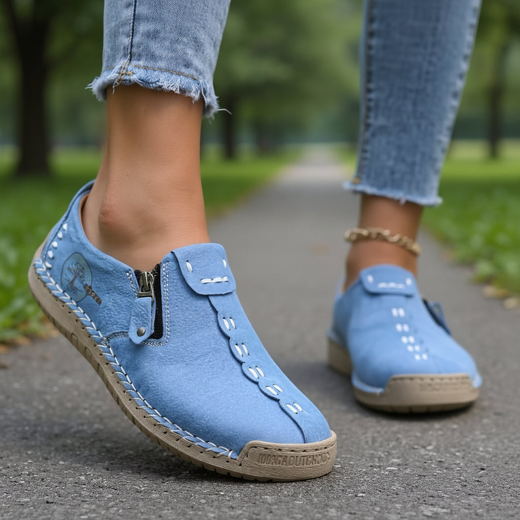Women’s Side-Zip Casual Loafers