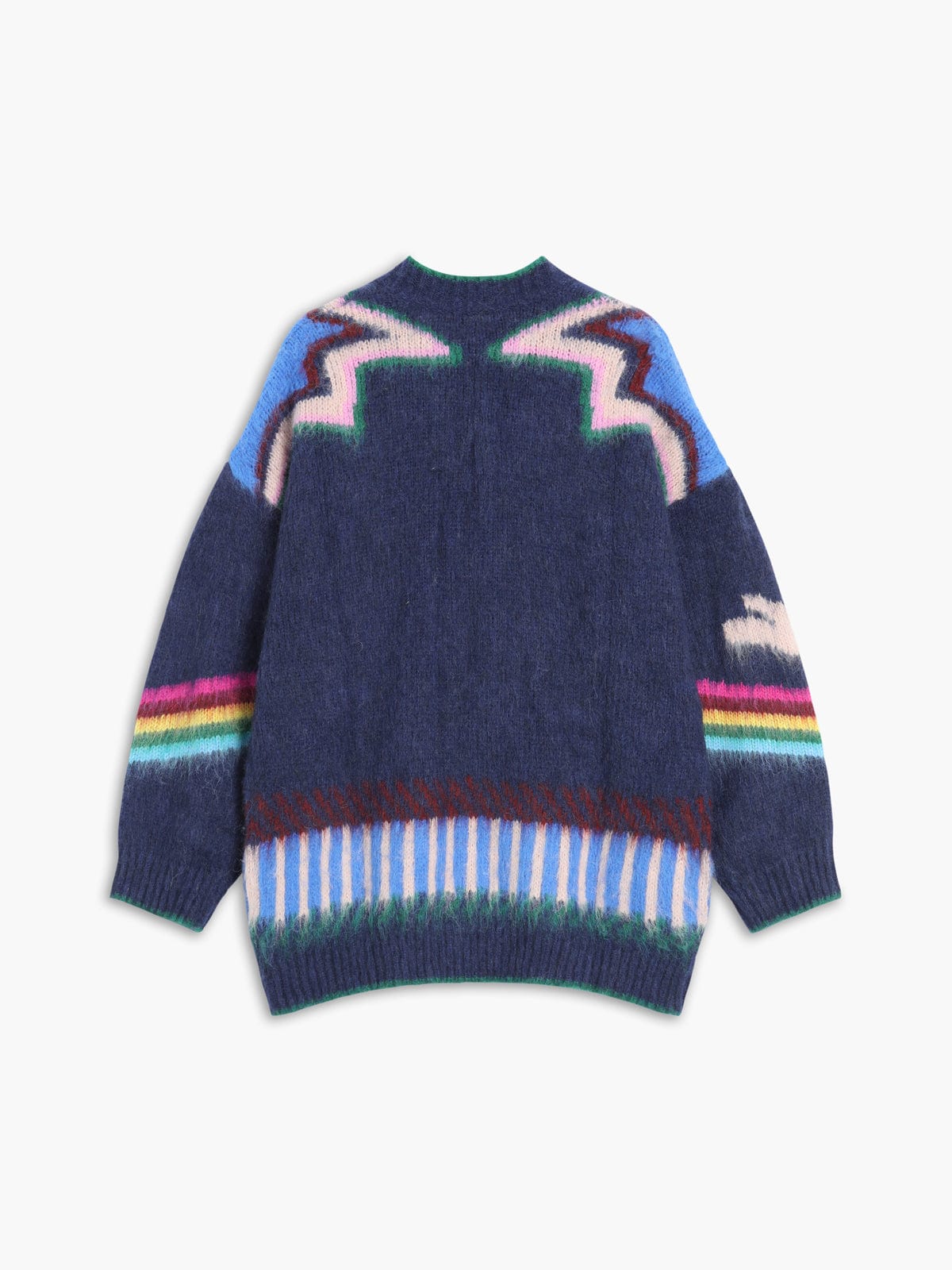 Women's Boho Geometric Knit Cardigan