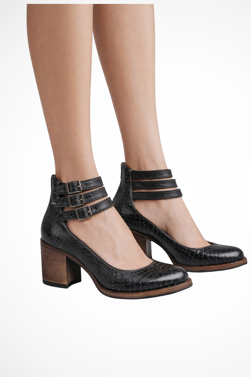Women’s Vintage Chunky Heel Mary Jane Shoes