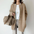Women's Oversized Button Front Knit Cardigan