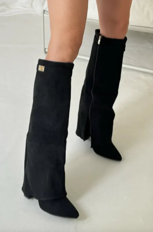Women's Pointed-Toe Knee-High Boots