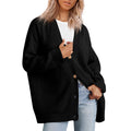 Women’s Oversized Button-Front Knit Cardigan Sweater