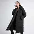 Women's Long Hooded Puffer Winter Coat
