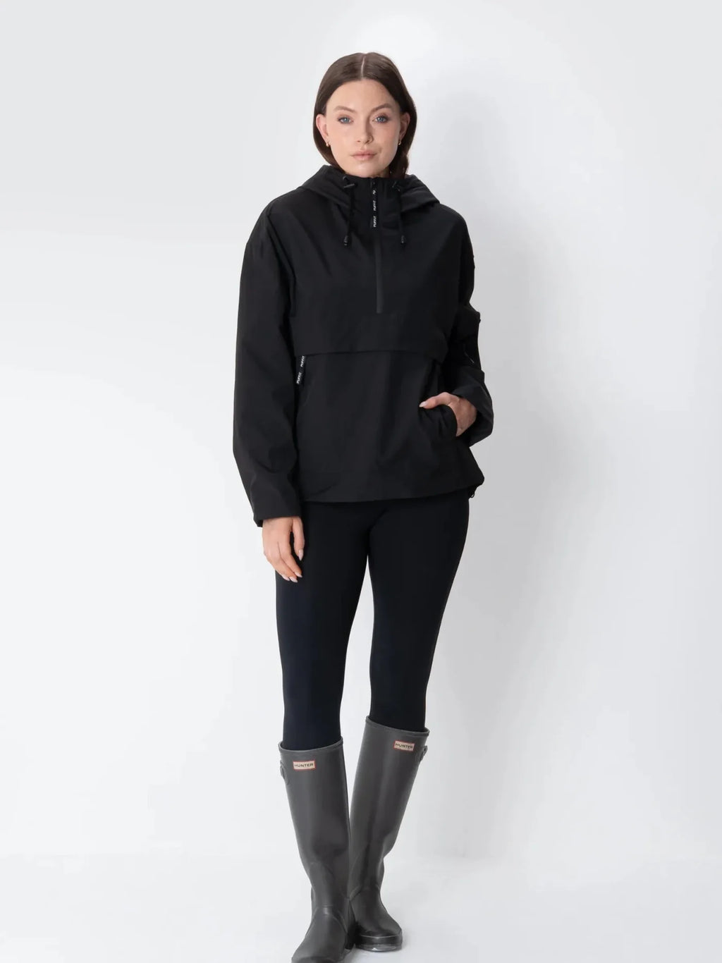 Women's Relaxed Half-Zip Hooded Anorak