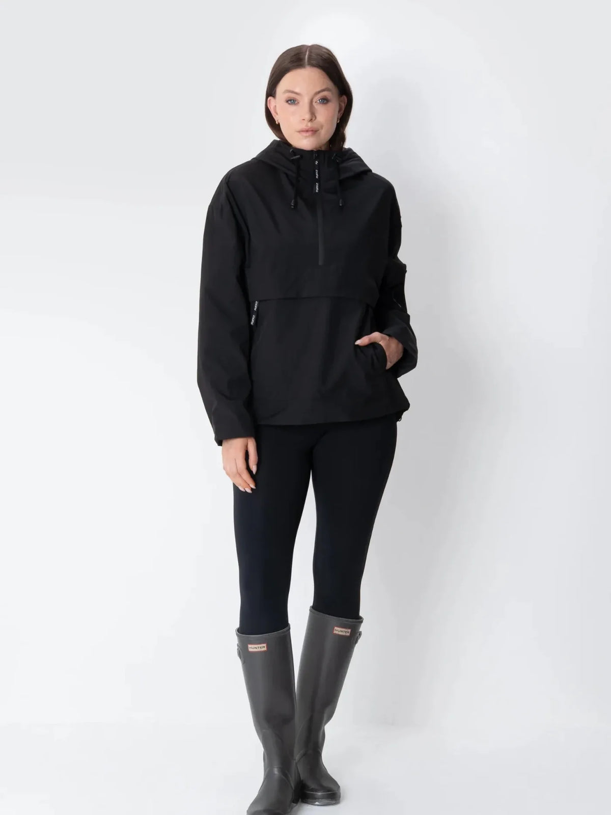 Women's Relaxed Half-Zip Hooded Anorak