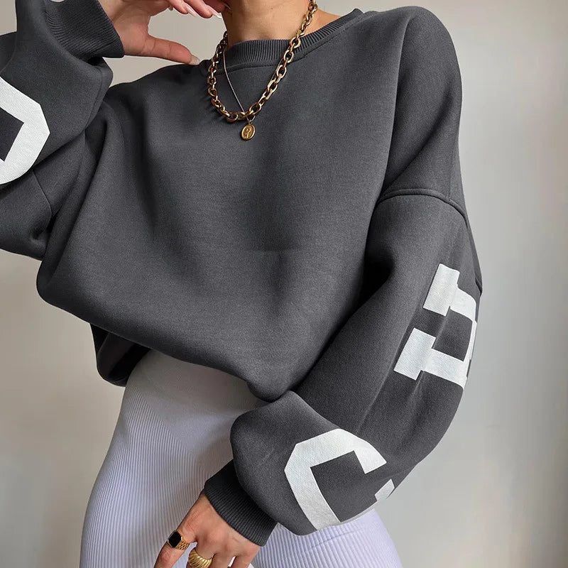 Women's Oversized Graphic Sweatshirt