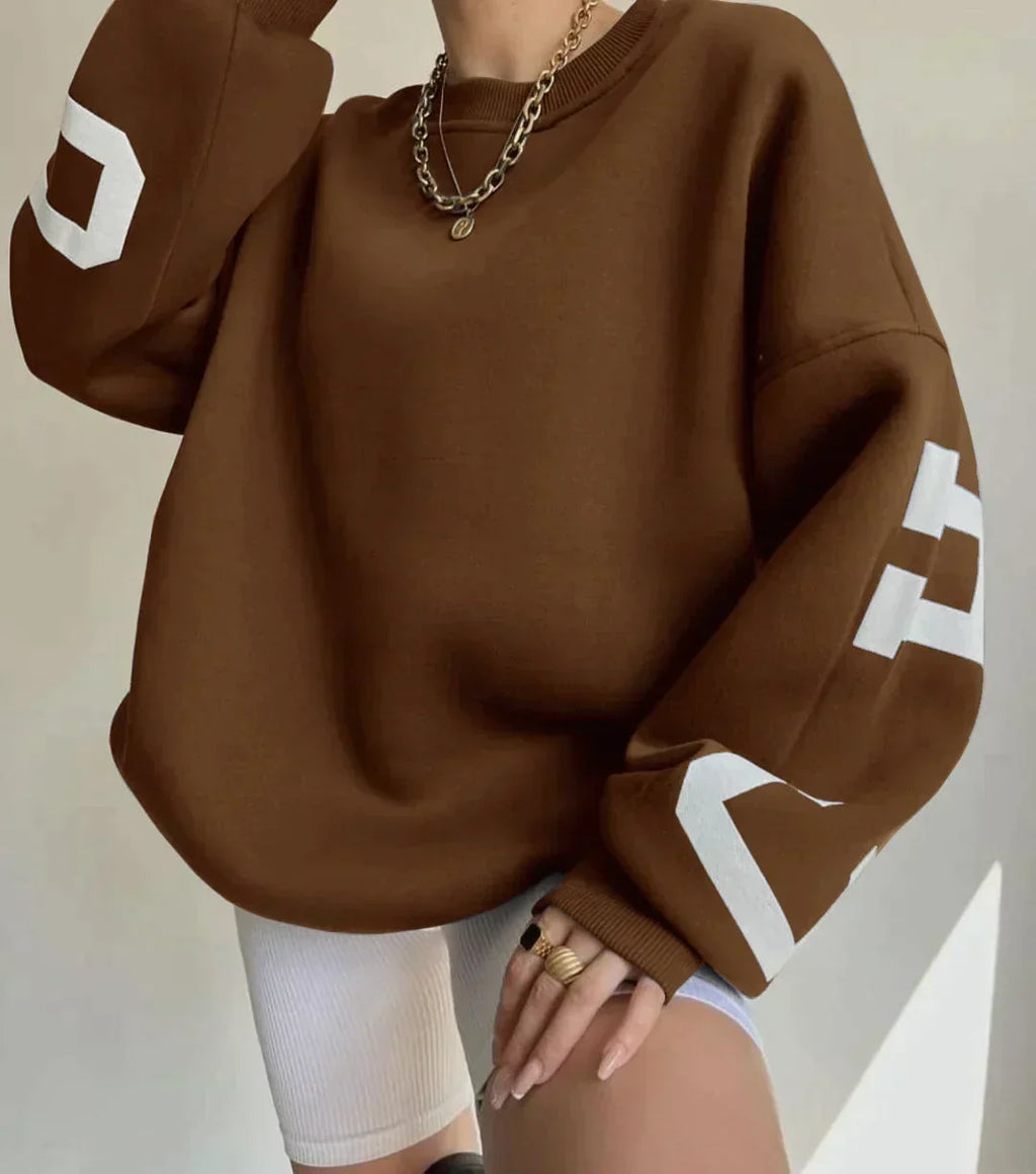 Women's Oversized Graphic Sweatshirt