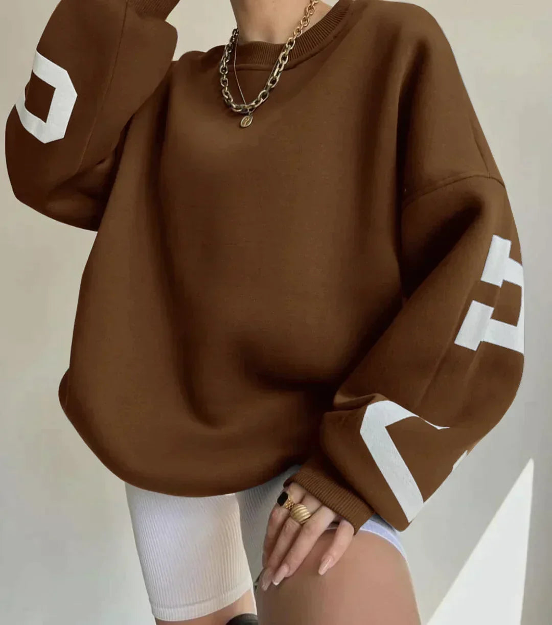 Women's Oversized Graphic Sweatshirt