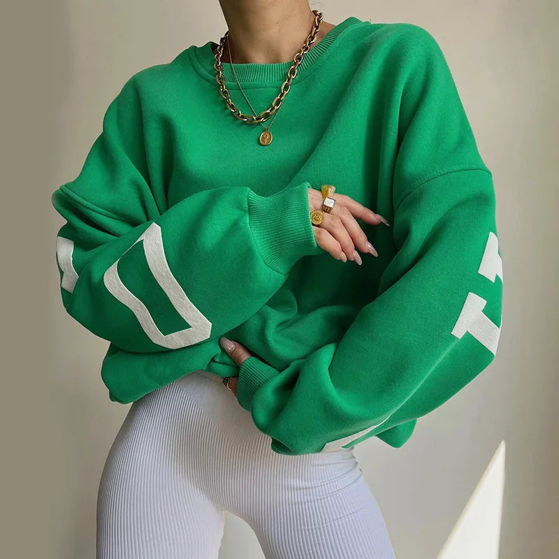 Women's Oversized Graphic Sweatshirt