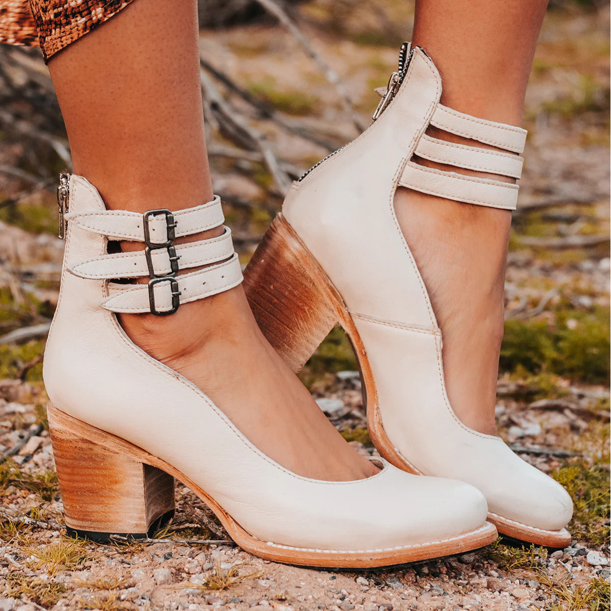 Women’s Vintage Chunky Heel Mary Jane Shoes