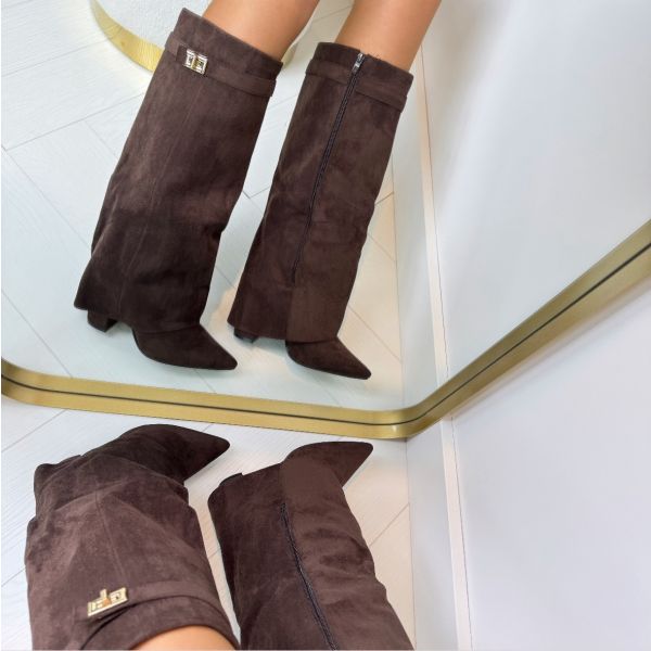 Women's Pointed-Toe Knee-High Boots