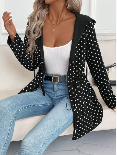 Reversible Leopard Lined Hooded Jacket