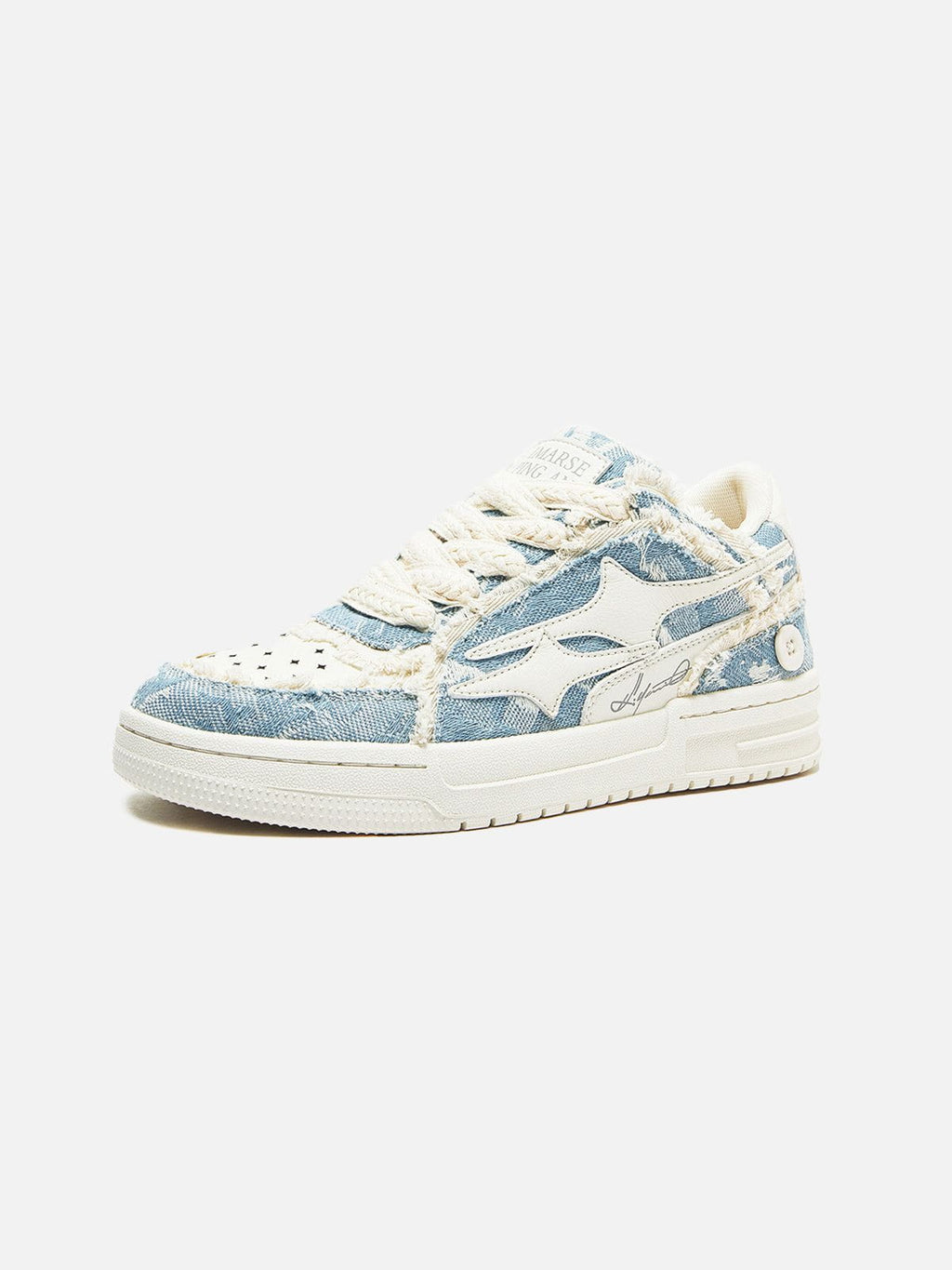 Women's Vintage Denim Platform Sneakers