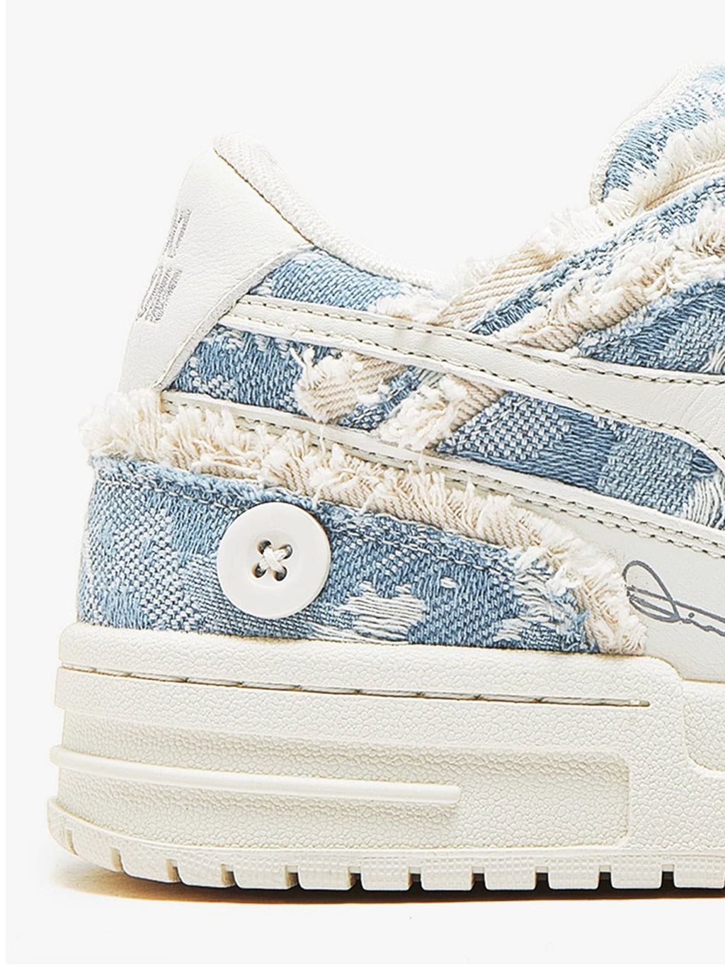 Women's Vintage Denim Platform Sneakers