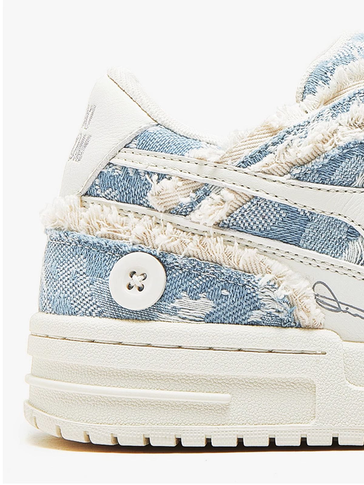 Women's Vintage Denim Platform Sneakers