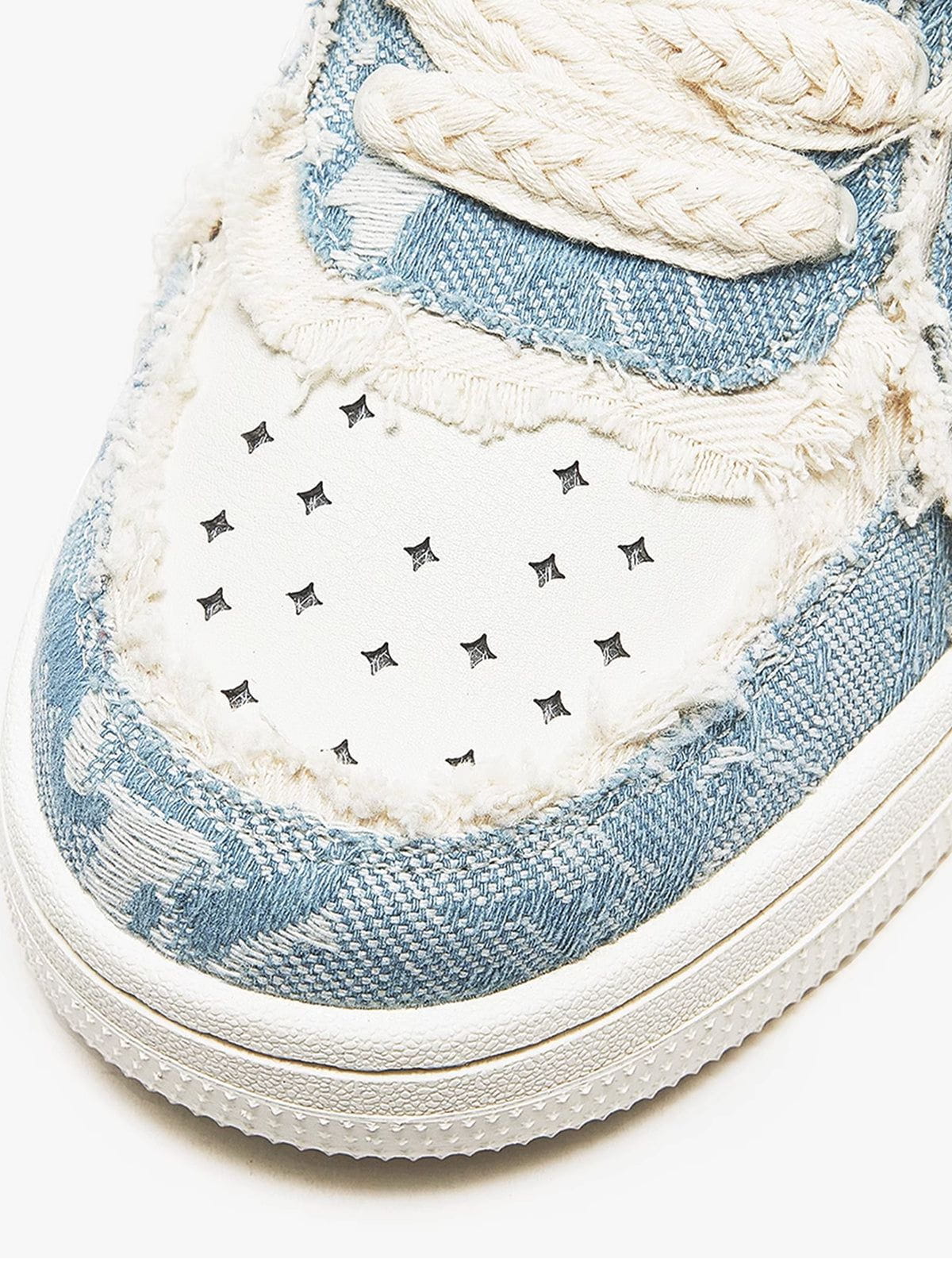 Women's Vintage Denim Platform Sneakers