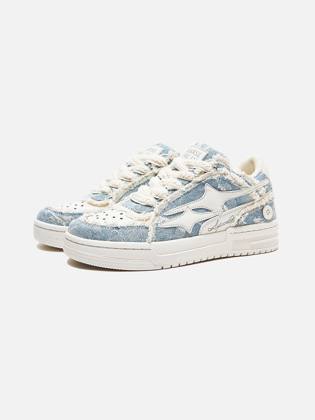 Women's Vintage Denim Platform Sneakers