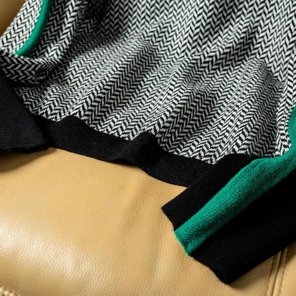 Women's Chevron Turtleneck Sweater