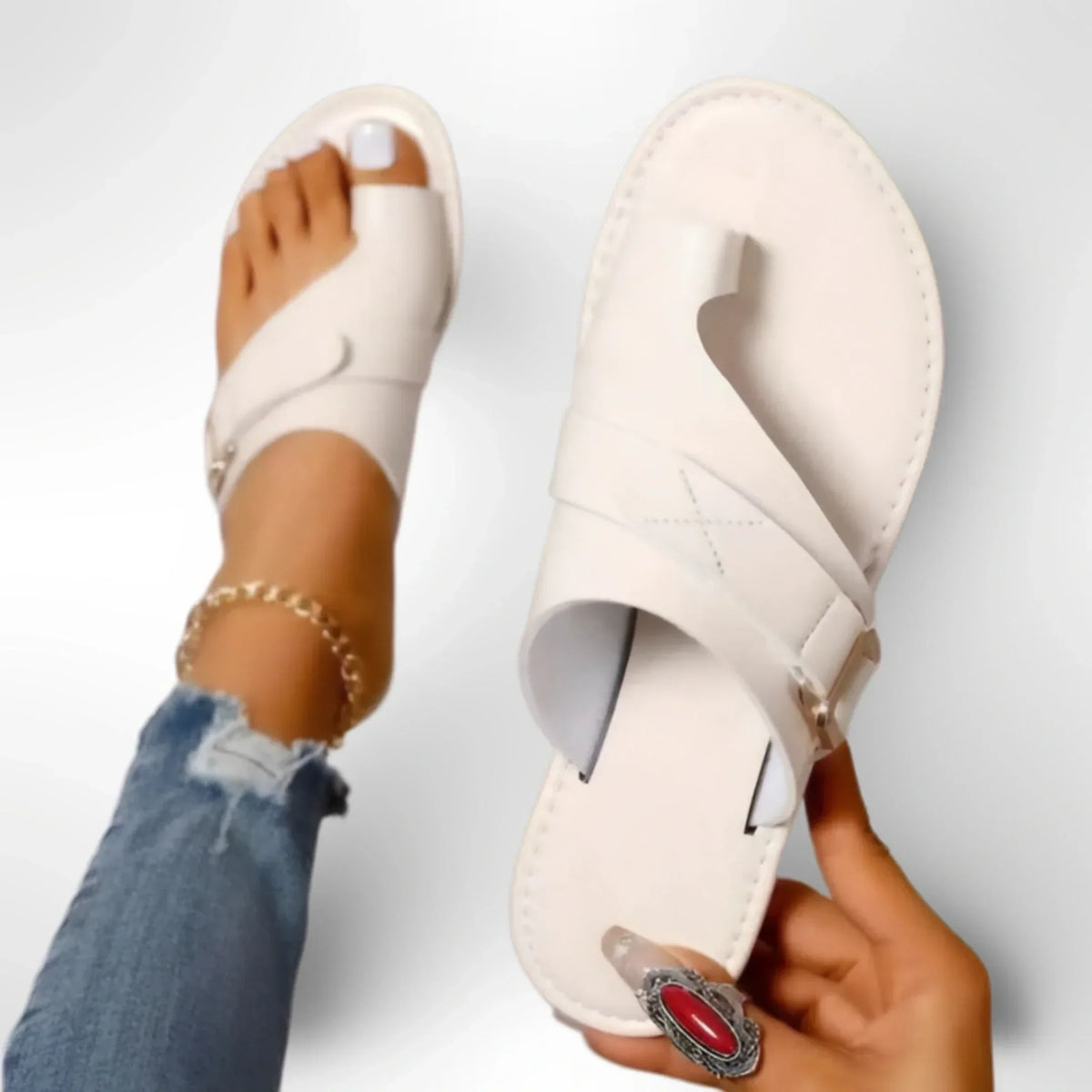Comfortable Slide Sandals Minimalist Open-Toe