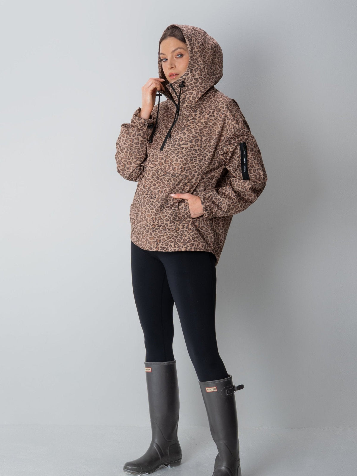 Women's Relaxed Half-Zip Hooded Anorak
