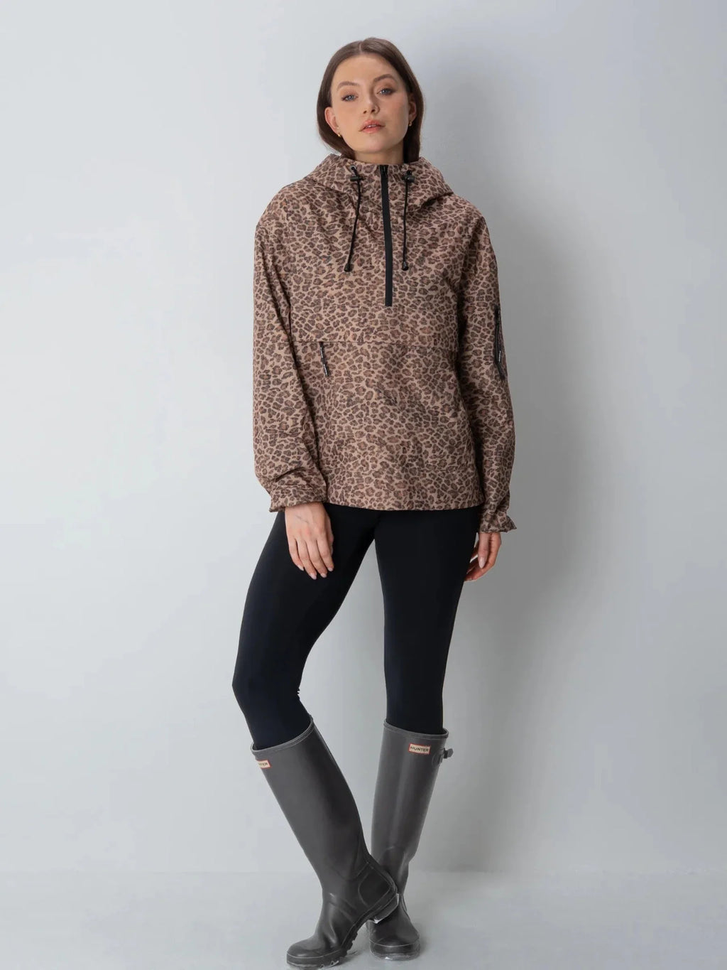 Women's Relaxed Half-Zip Hooded Anorak