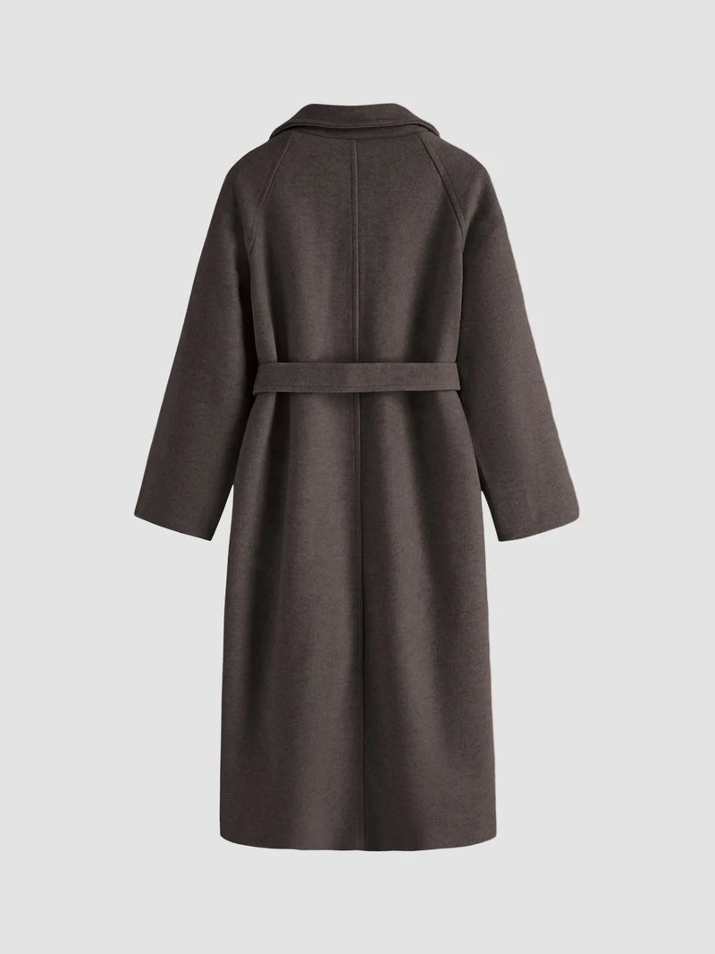 Women's Oversized Belted Longline Coat
